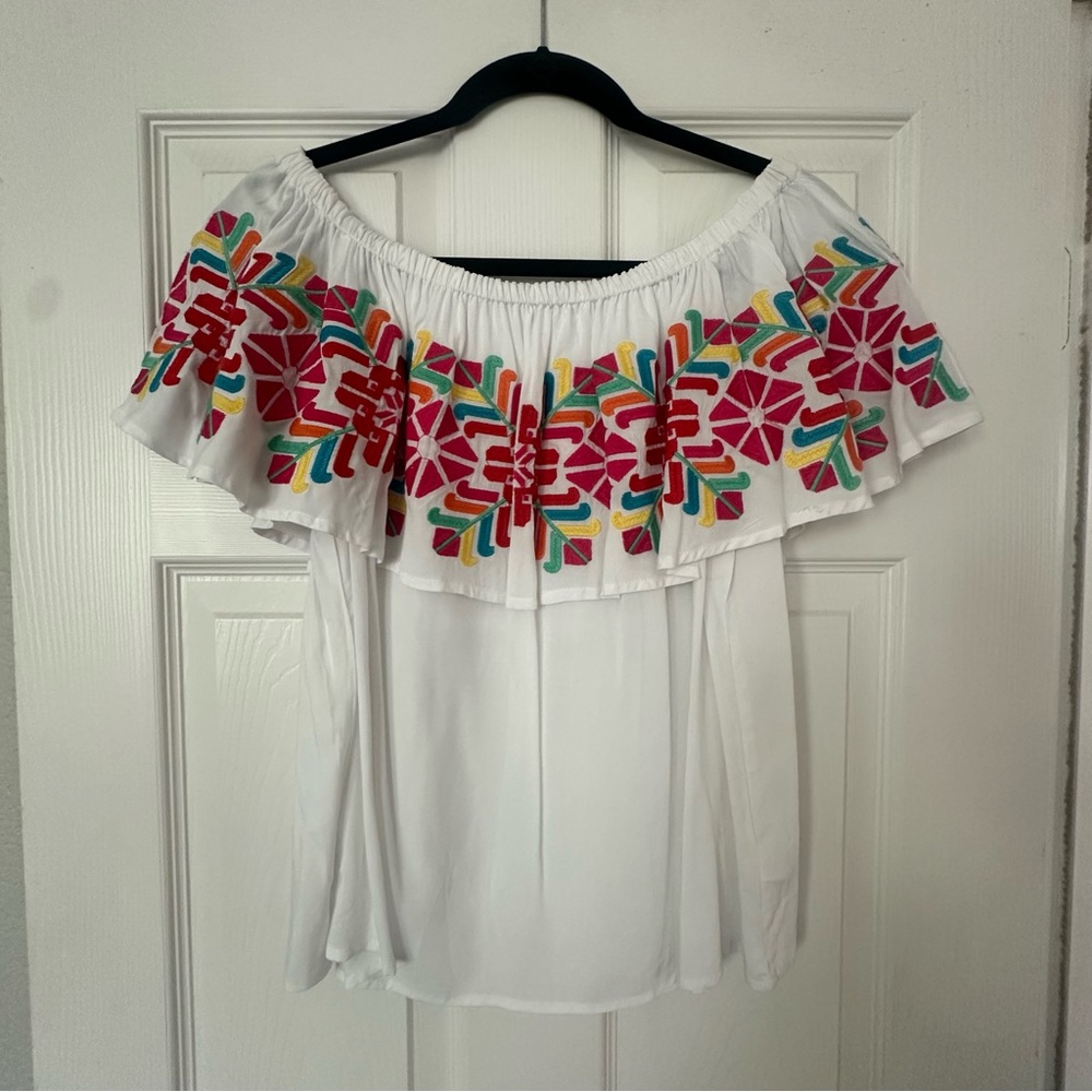 J Marie Embroidered Top
